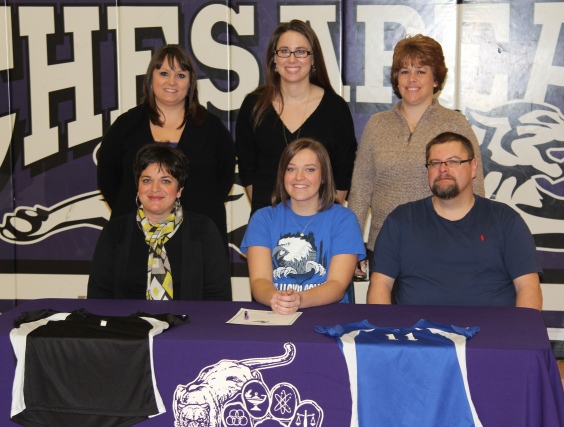 Lady Eagles Volleyball Signs Chesapeake’s Allen