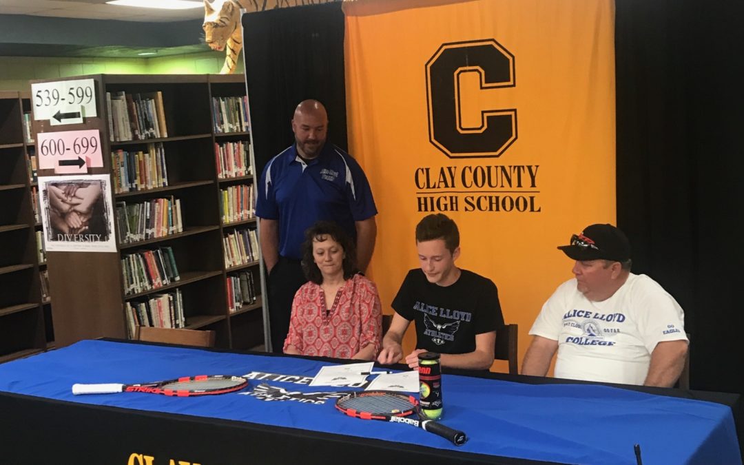 Clay County Senior Commits to ALC Men’s Tennis Team