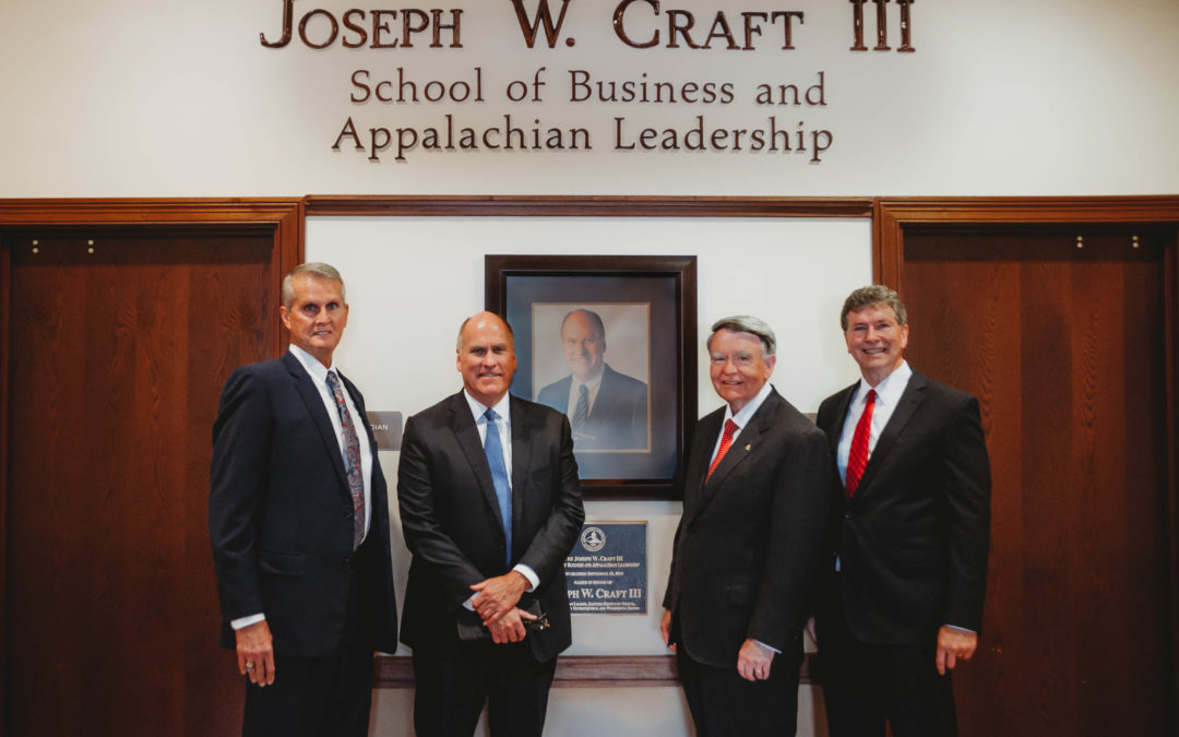 Alice Lloyd College Names the Joseph W. Craft III School of Business and Appalachian Leadership
