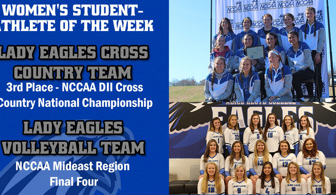 Women’s Student-Athlete of the Week: Lady Eagles Cross Country & Volleyball