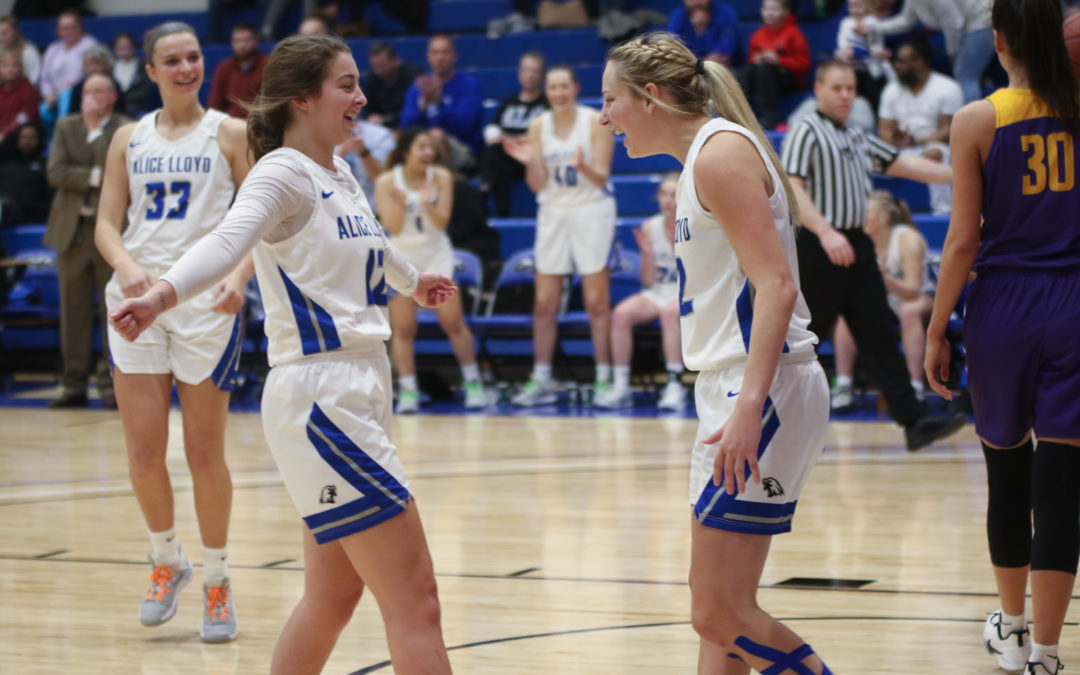 Lady Eagles Earn Victory over Carlow University in New Gym Opener