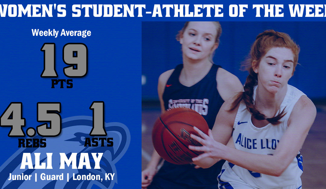 Women’s Student-Athlete of the Week: Ali May