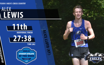 Alice Lloyd College’s Alex Lewis Named NCCAA Men’s DII Cross Country National Student-Athlete of the Week