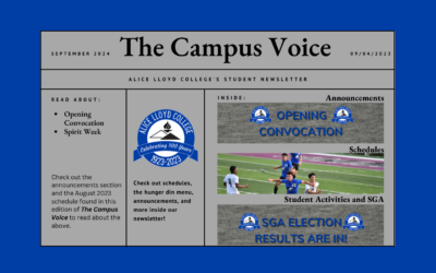 The September 11th Edition of The Campus Voice